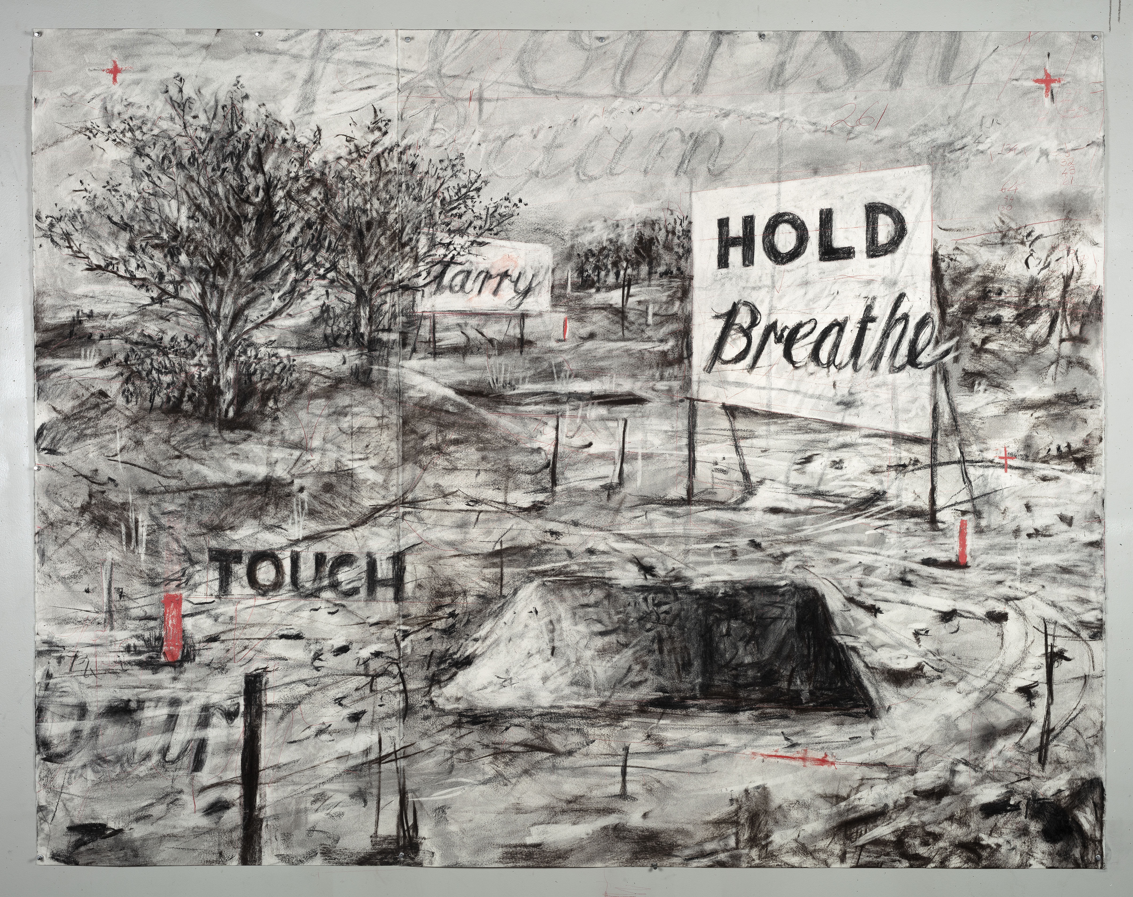 Drawing for Studio Life (Hold, Breathe, Touch)